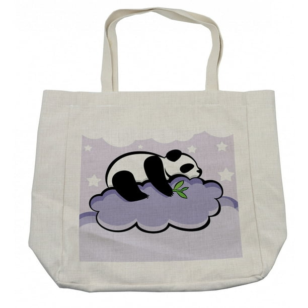 Sleeping Panda on Cloud Ambesonne Animal Gym Bag Large Weekender Carry-on Sleeping Panda on Cloud Ambesonne Animal Gym Bag Large Weekender Carry-on